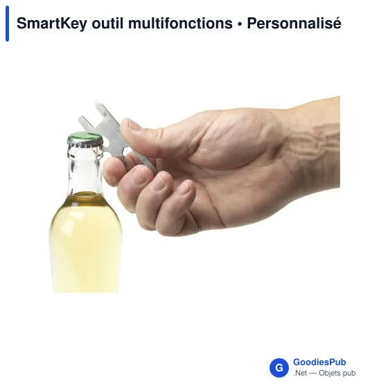 Outil multifonctions personnalisable SmartKey avec logo - Image 2