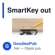 Outil multifonctions personnalisable SmartKey avec logo - Miniature 7