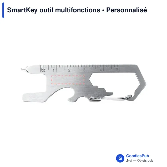 Outil multifonctions personnalisable SmartKey avec logo - Image 9