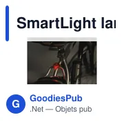 Lampes de vélo personnalisables avec logo - SmartLight - Miniature 1
