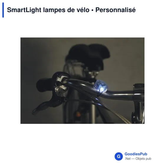 Lampes de vélo personnalisables avec logo - SmartLight - Image 2