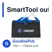 Outil multi-usage personnalisable SmartTool avec logo - Miniature 5