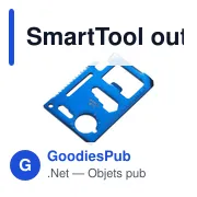 Outil multi-usage personnalisable SmartTool avec logo - Miniature 6