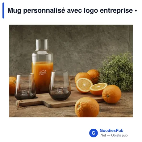 Mug personnalisé avec logo entreprise