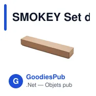 SMOKEY Set de barbecue en chêne - Miniature 2
