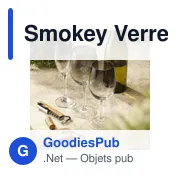 Verre à vin personnalisable Smokey avec logo - 360 ml - Miniature 1