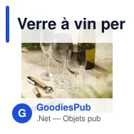 Verre à vin personnalisable Smokey avec logo - 465 ml - Miniature 1
