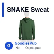 SNAKE Sweat capuche - Miniature 2