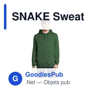 SNAKE Sweat capuche - Miniature 7