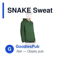SNAKE Sweat capuche - Miniature 9