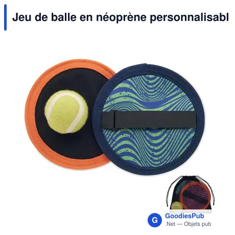 Jeu de balle en néoprène personnalisable avec logo - SNATCH
