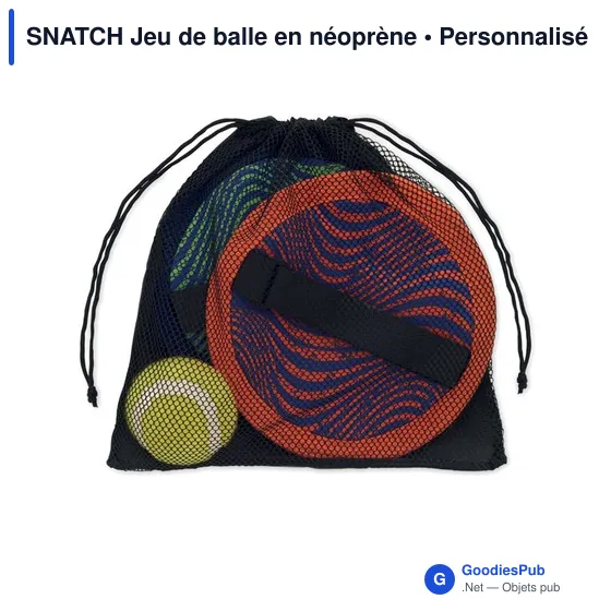 Jeu de balle en néoprène personnalisable avec logo - SNATCH - Image 2