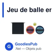 Jeu de balle en néoprène personnalisable avec logo - SNATCH - Miniature 3