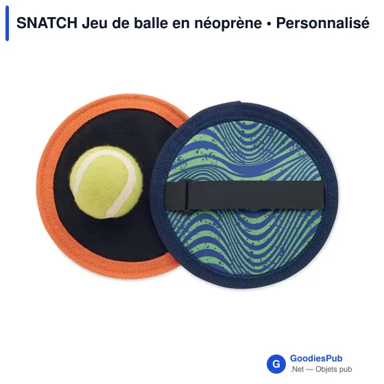 Jeu de balle en néoprène personnalisable avec logo - SNATCH - Image 4