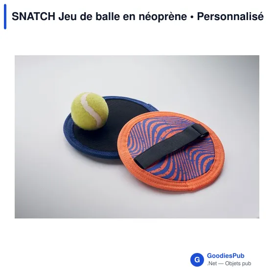 Jeu de balle en néoprène personnalisable avec logo - SNATCH - Image 5