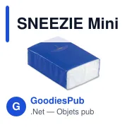 SNEEZIE Mini paquet de mouchoirs - Miniature 1