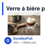 Verre à bière personnalisable Snifter 530 ml avec logo - Miniature 2