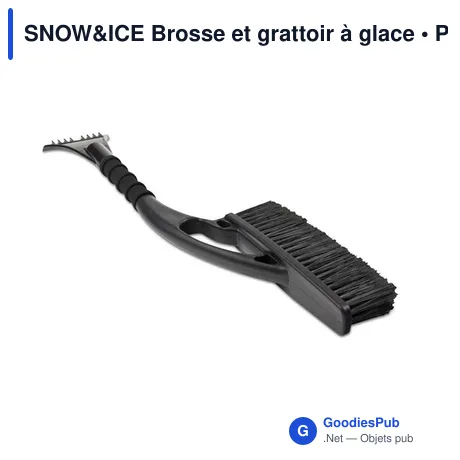 SNOW&ICE Brosse et grattoir à glace