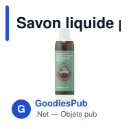 Savon liquide personnalisable 250 ml avec logo - Soap - Miniature 1