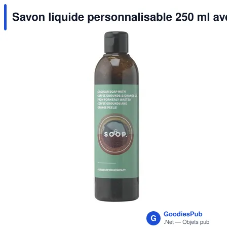 Savon liquide personnalisable 250 ml avec logo - Soap