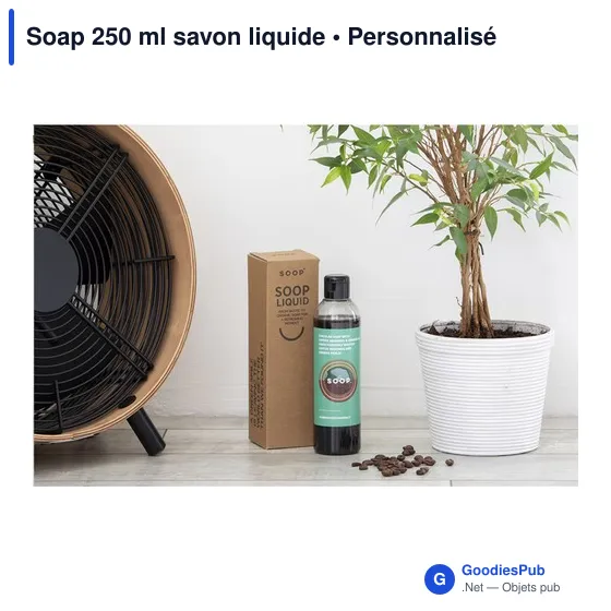 Savon liquide personnalisable 250 ml avec logo - Soap - Image 2