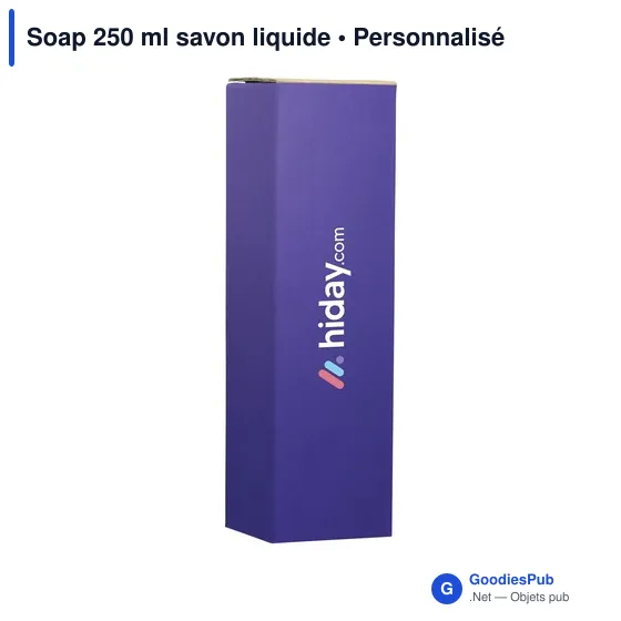 Savon liquide personnalisable 250 ml avec logo - Soap - Image 5