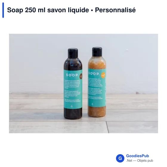 Savon liquide personnalisable 250 ml avec logo - Soap - Image 6