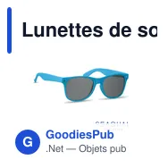 Lunettes de soleil personnalisables avec logo - SOBLUE SEAQUAL - Miniature 11