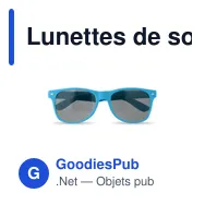 Lunettes de soleil personnalisables avec logo - SOBLUE SEAQUAL - Miniature 12