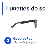 Lunettes de soleil personnalisables avec logo - SOBLUE SEAQUAL - Miniature 3