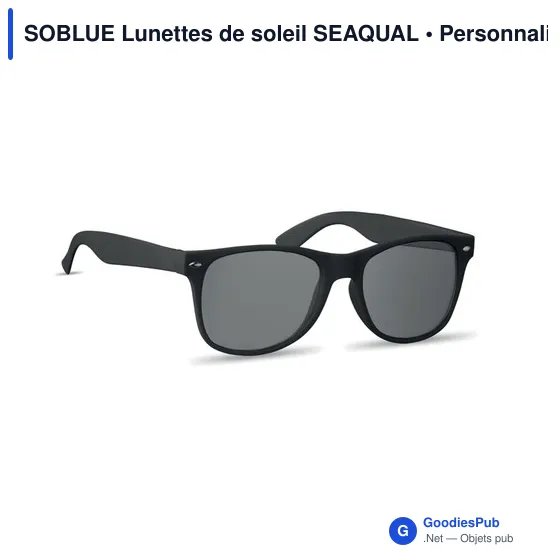 Lunettes de soleil personnalisables avec logo - SOBLUE SEAQUAL - Image 4