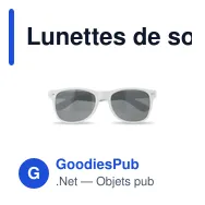 Lunettes de soleil personnalisables avec logo - SOBLUE SEAQUAL - Miniature 7