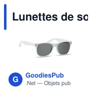 Lunettes de soleil personnalisables avec logo - SOBLUE SEAQUAL - Miniature 9