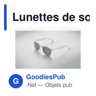 Lunettes de soleil personnalisables avec logo - SOBLUE SEAQUAL - Miniature 10