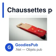 Chaussettes personnalisables de Noël avec logo - SOC LARGE - Miniature 12