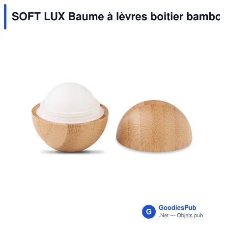 SOFT LUX Baume à lèvres boitier bambou