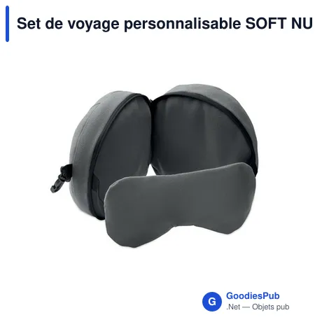Set de voyage personnalisable SOFT NUIT avec logo