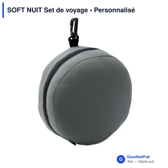 Set de voyage personnalisable SOFT NUIT avec logo - Image 2