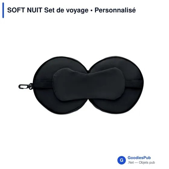 Set de voyage personnalisable SOFT NUIT avec logo - Image 11