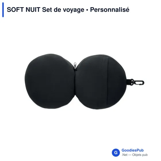 Set de voyage personnalisable SOFT NUIT avec logo - Image 12