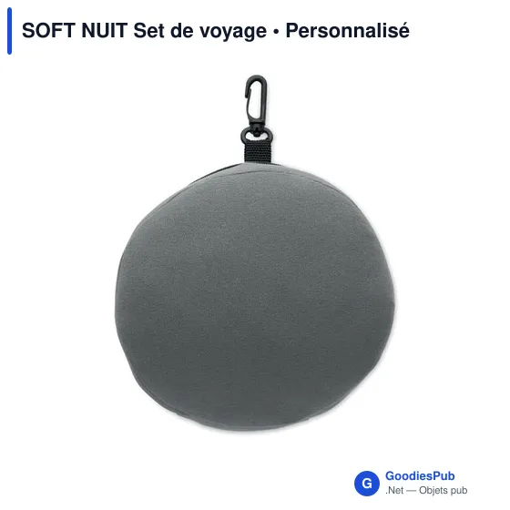 Set de voyage personnalisable SOFT NUIT avec logo - Image 3