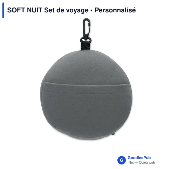 Set de voyage personnalisable SOFT NUIT avec logo - Image 4
