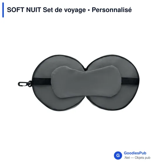 Set de voyage personnalisable SOFT NUIT avec logo - Image 5