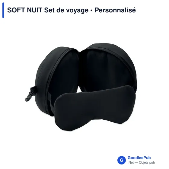Set de voyage personnalisable SOFT NUIT avec logo - Image 7