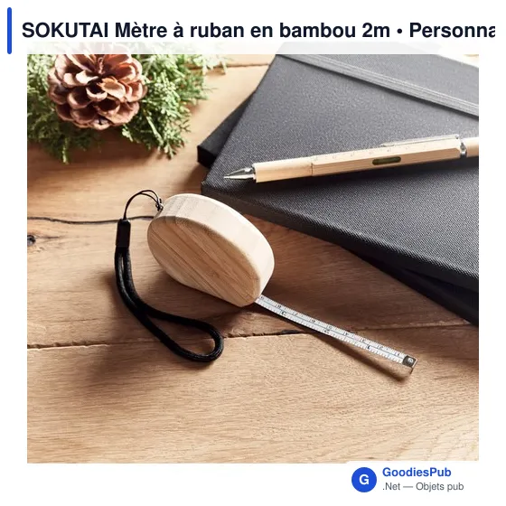 SOKUTAI Mètre à ruban en bambou 2m - Image 5
