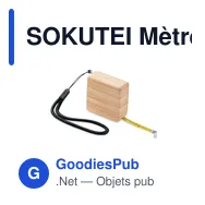 SOKUTEI Mètre en bambou 1m - Miniature 1