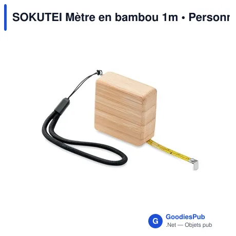 SOKUTEI Mètre en bambou 1m