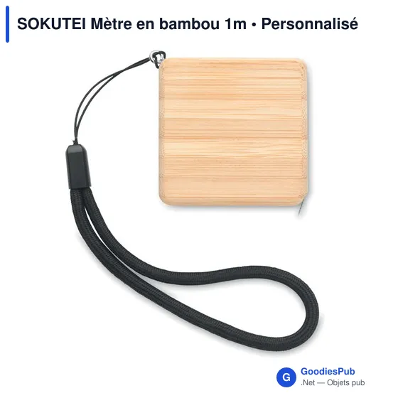 SOKUTEI Mètre en bambou 1m - Image 2