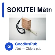 SOKUTEI Mètre en bambou 1m - Miniature 5