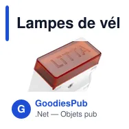 Lampes de vélo personnalisables Solar Bikelight avec logo - Miniature 3